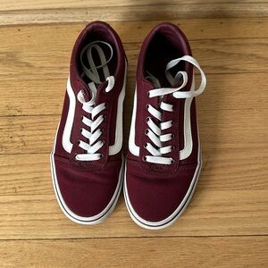 Maroon Vans